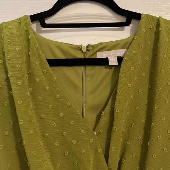 Chelsea28 Flutter Sleeve Faux Wrap Minidress - Picture 3 of 5
